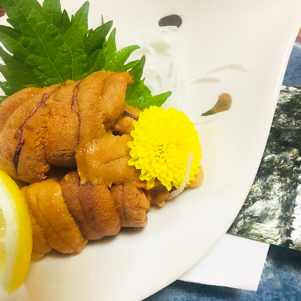 ウニの付きだし｜和食・旬菜 彩華